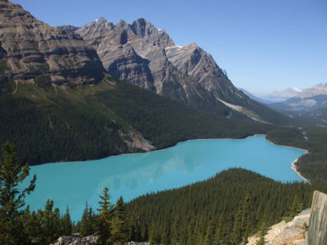 Lake Peyto - Peyto Lake in Canada, Adembenemend!