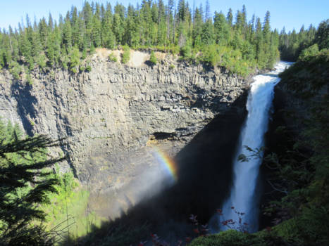 Canada - Helmencken waterval in het zonnetje