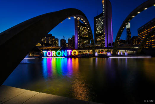 Toronto - Toronto sign at Nathan Phillips Square