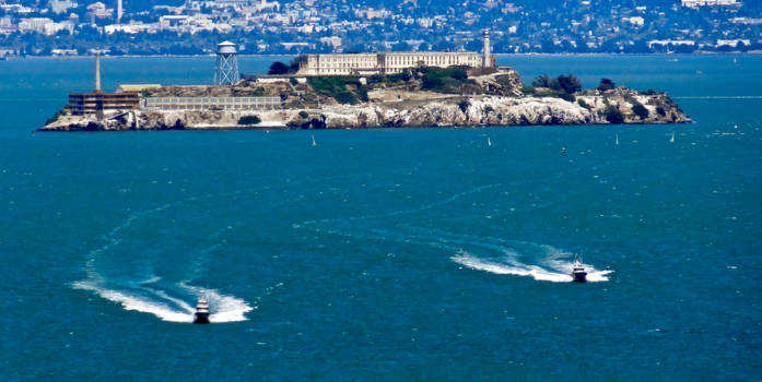 San Francisco - Coastguard bij Alcatraz, San Francisco