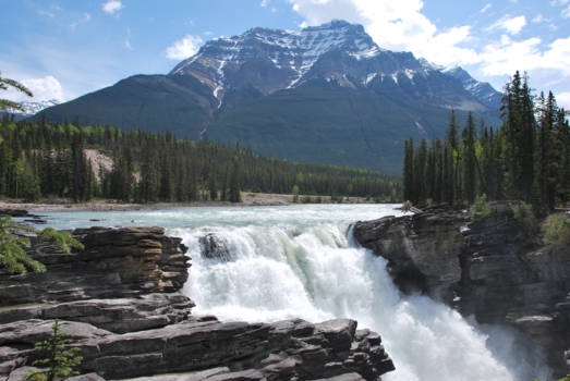 Canada - Athabasca watervallen