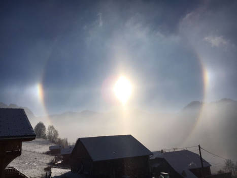 Canada - Sneeuw regenboog