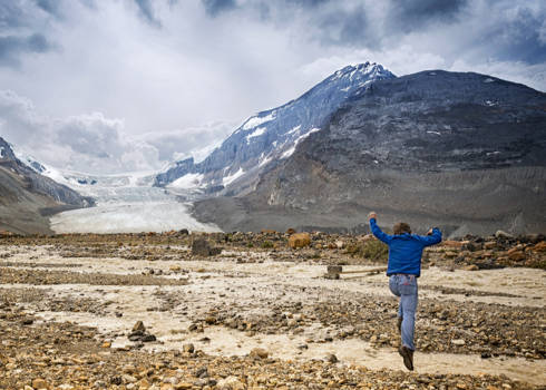 Canada - Hiken bij Athabasca Glacier