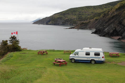 Nova Scotia - Northern Cape Breton - Meat Cove Campground, met het mooiste uitzicht in Canada