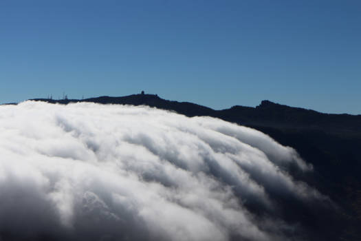 Canada - Wolken in de dalen tijdens een wandeling op Gran Canaria