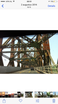 Québec - Brug over de St Lawrence, toegang tot de stad