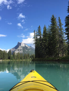 Banff National Park - Kanoën op Bow river