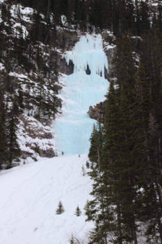 Lake Louise - Bevroren waterval