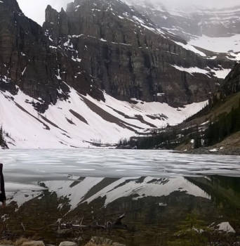 Banff National Park - Zwevend ijs?