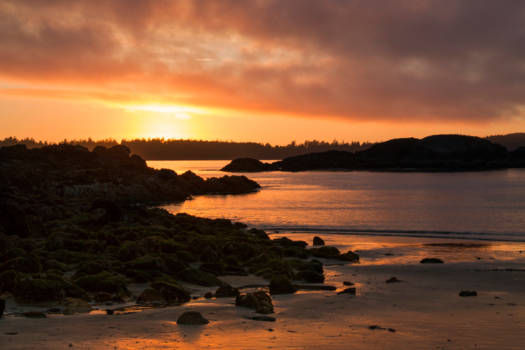 Canada - zonsondergang Crystal Cove