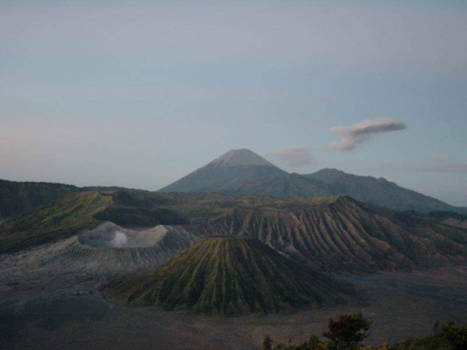 Vancouver - Bromo bij opkomende zon, Indonesië 2002
