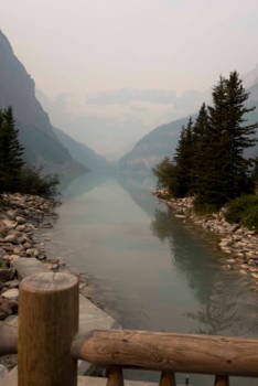Lake Louise - View from the bridge