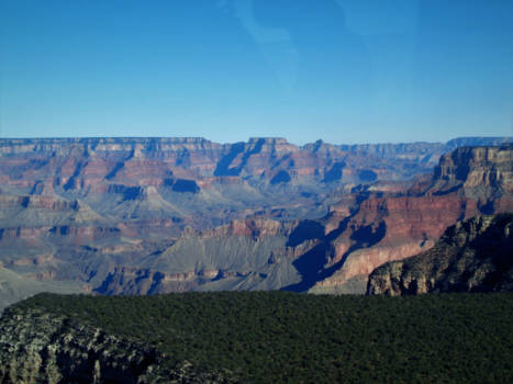 Grand Canyon - Het begin van de Grand Canyon vanuit de helikopter,wat een belevenis