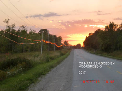 Newfoundland - De avond valt op Manitoulin Island