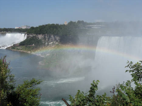 Niagara Falls - Rainbow above Niagara Falls