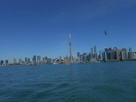 Toronto - is genomen vanaf de boot naar de eilandjes in toronto