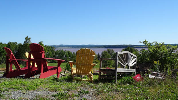Nova Scotia - relaxfauiteul bij chocolate river