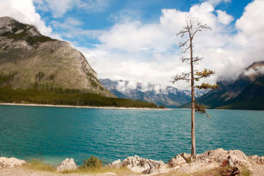 Banff National Park - Lake minnawanka in banff zomer 2016