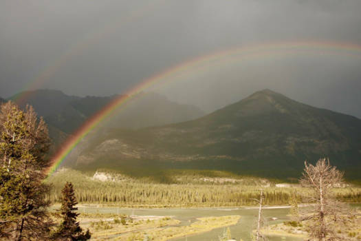Jasper National Park - Rainbow lake in Jasper