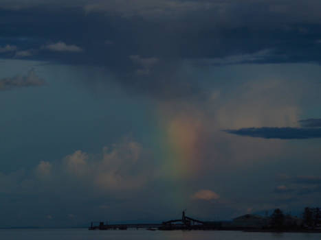 Vancouver Island - Rainbow cloud