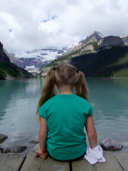 Canada - Genieten van het uitzicht op Lake Louise, Canada