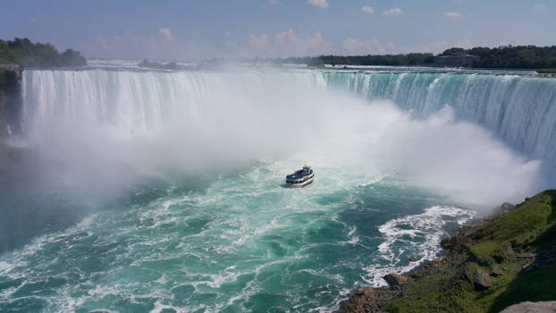 Niagara Falls - The Maid of the Mist bij de Niagara Falls