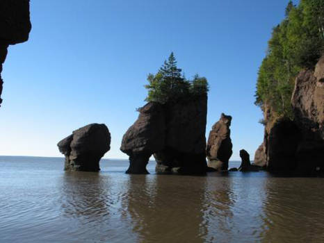 New Brunswick - natte of droge voetjes afhankelijk van het tij