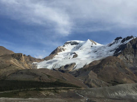 Canada - Bergen nabij Athabasca glacier