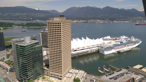 Vancouver - Uitzicht vanuit de Vancouver Lookout
