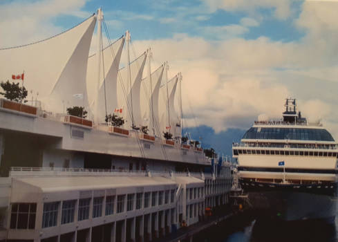 Vancouver Island - Zicht op Vancouver