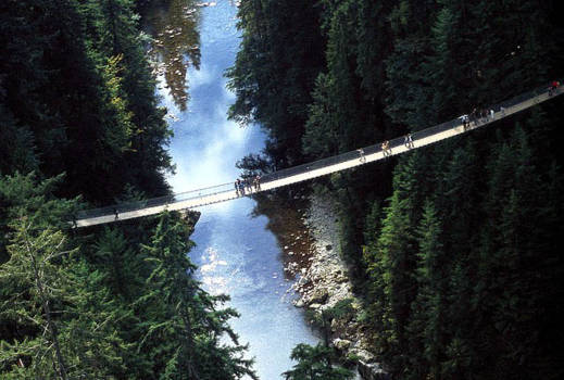 Vancouver - GÉÉN hoogtevrees! Capilano Suspension Bridge