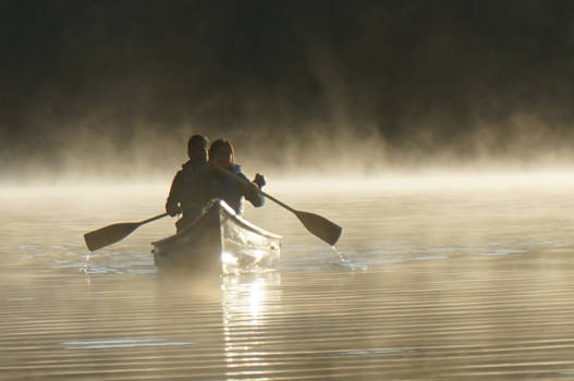 Canada - Kanoën op Dutch Lake, Clearwater