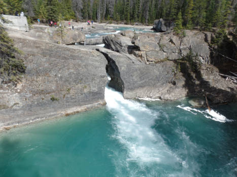 Canada - Naturel bridge Yoho national park