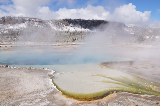 Yellowstone National Park - Vulkansiche kleuren