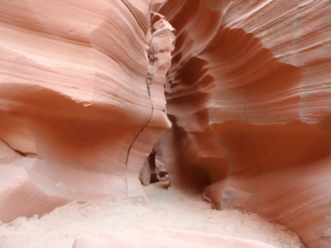 Verenigde Staten - Antilope Canyon, schitterend maar geen antiloop gezien.