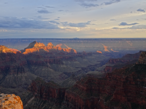 Grand Canyon - Zonsondergang bij de Grand Canyon
