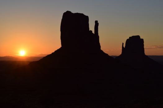 Verenigde Staten - Monument Valley by night