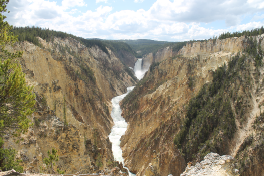 Verenigde Staten - Yellowstone Falls, Yellowstone National Park