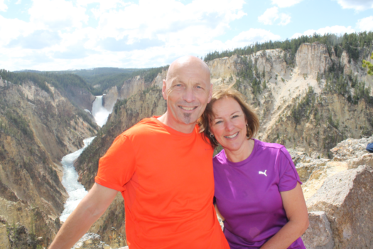 Verenigde Staten - Yellowstone Falls, Yellowstone National Park