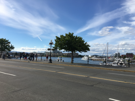 Vancouver Island - Mooie lucht boven Victoria, Vancouver Island