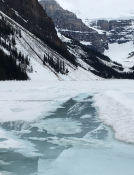 Canada - Bevroren Lake Louise.