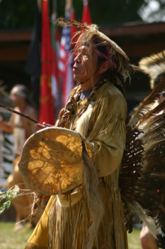 Canada - Indiaan at Powwow in Sheguiandah, Manitoulin Island
