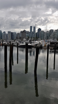 Vancouver - Zomaar langs de waterkant in Vancouver (met mobiele telefoon gemaakt)