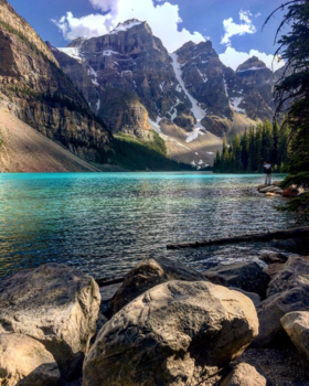 Canada - Wegdromen met dit uitzicht, Moraine Lake in Canada!