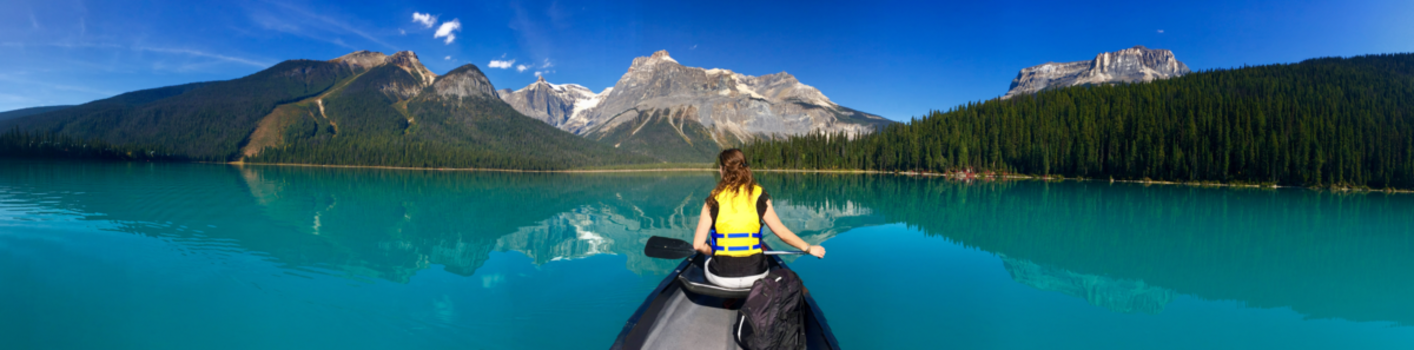 Canada - Kanoën in Emerald Lake
