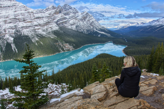 Lake Peyto - Peyto Lake, Rocky Mountains, Canada