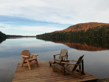Canada - mijmeren aan het Indian Lake in New Brunswick what else do you need <3