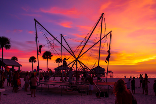 Clearwater - sunset colors Clearwater beach