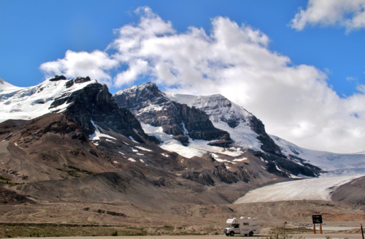 Canada - Big mountain or small camper.