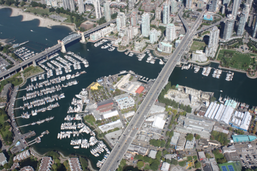 Canada - Vancouver vanuit de lucht